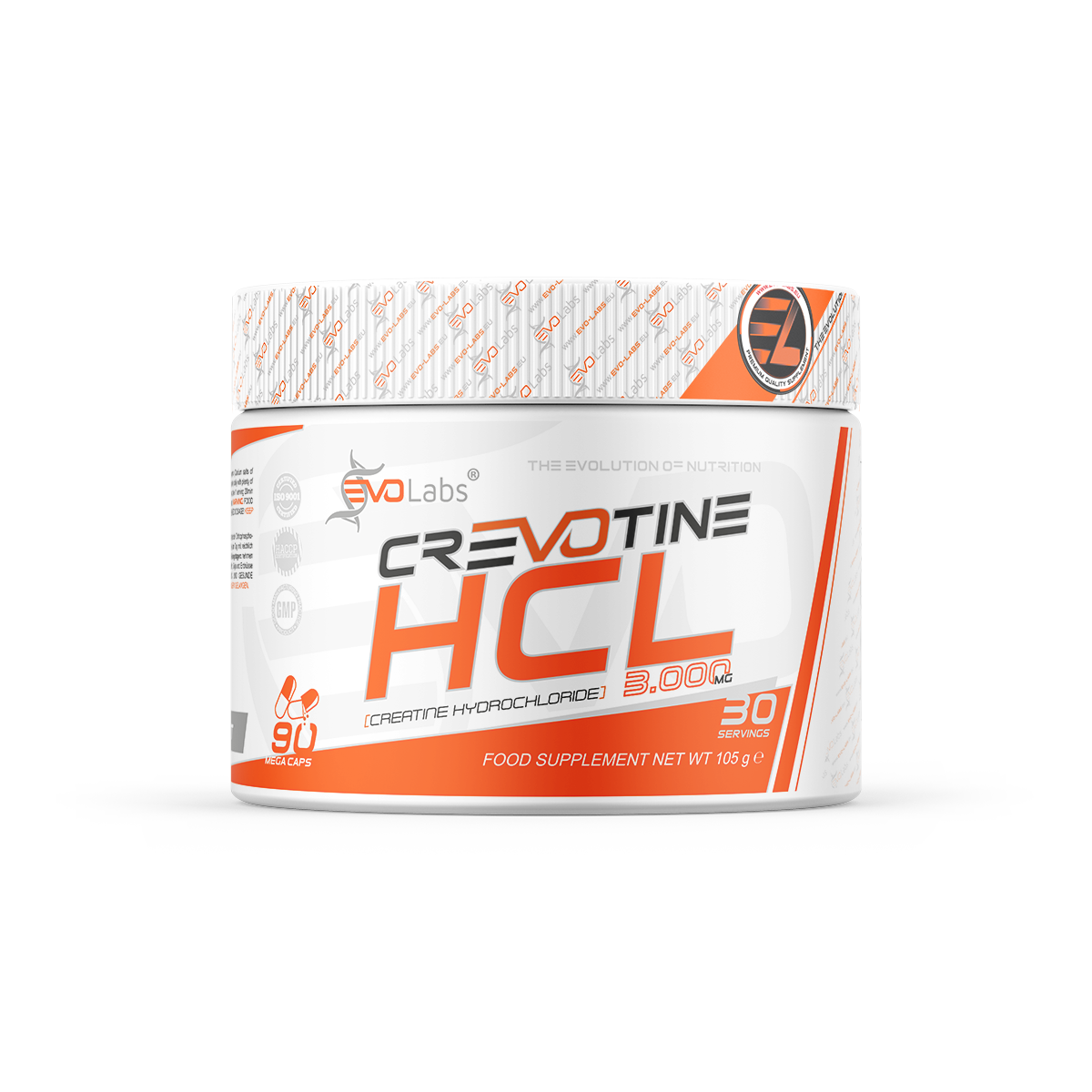 EVOLabs Crevotine HCL 3000mg 90caps