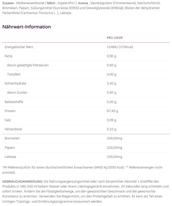 ISOZERO 1000g