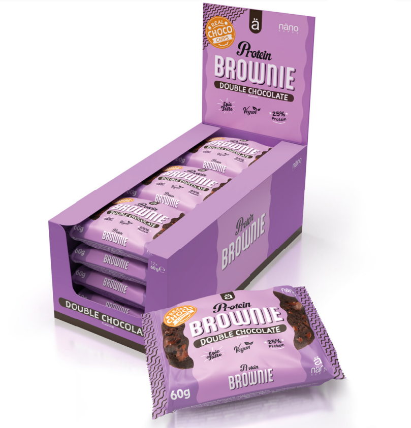 NanoSupps - Protein Brownie 12x60g