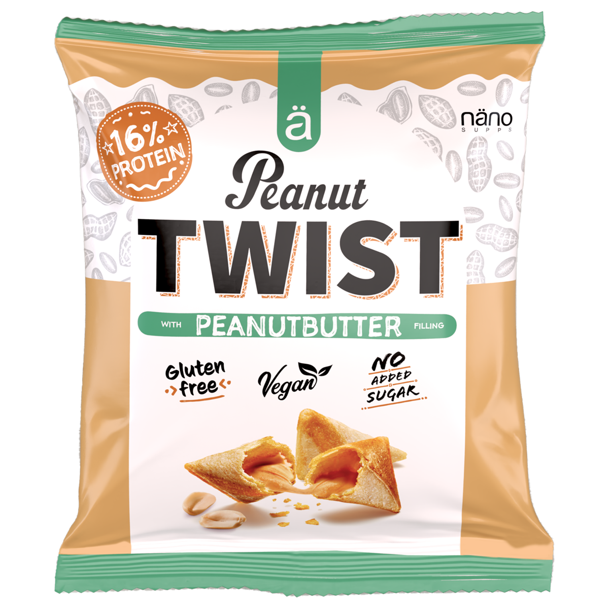 NanoSUPPS-PEANUT TWIST 10x30g